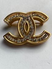 Broche chanel logos d'occasion  Saint-Aubin-du-Cormier