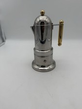 Cafetera italiana vintage de acero inoxidable Espresso Vev Vigano 18/10 usada en excelente estado segunda mano  Embacar hacia Mexico