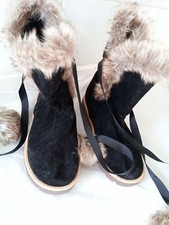 Black faux suede for sale  BARNET