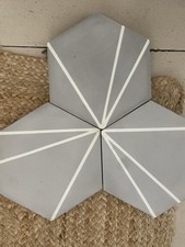100 grey hexagon for sale  LONDON