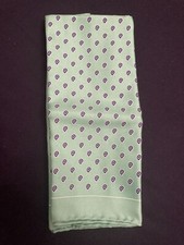 Hackett green silk for sale  CONGLETON