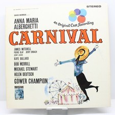 CARNIVAL Original Cast Recording Vintage Vinyl Record LP VG SE 39460C comprar usado CARNIVAL Original Cast Recording Vintage Vinyl Record LP VG SE 39460C comprar usado  Enviando para Brazil