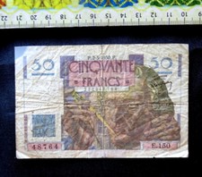 Billet francs année d'occasion  Caen