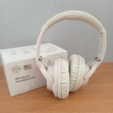 Casque bluetooth blanc d'occasion  Yzeures-sur-Creuse