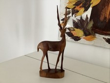 Vintage wooden antelope for sale  WOLVERHAMPTON