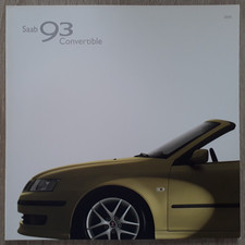 Saab convertible brochure for sale Saab convertible brochure for sale  BOURNE
