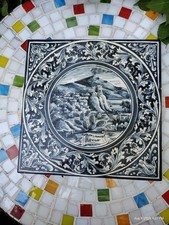 Tile blue white for sale  Norfolk