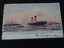 Cunard rms campania for sale  ANSTRUTHER