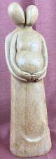 Holzfigur paar schwangere gebraucht kaufen  Volkach