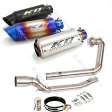 Silenciador deslizante tubulação frontal cabeçalho escape motocicleta Suzuki GSXR125 GSXR150 comprar usado  Enviando para Brazil