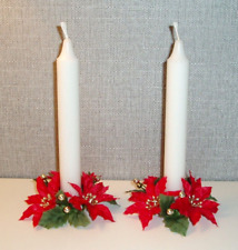 Poinsettia candle rings for sale  EDINBURGH