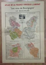 Wine map bourgogne d'occasion  Paris VI
