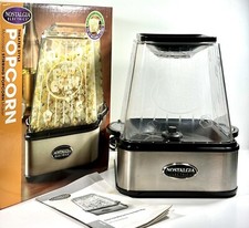 Máquina de pipoca Nostalgia Electrics 6 qt teatro agitando aço inoxidável TPM100, usado comprar usado  Enviando para Brazil