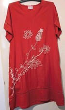 Kleid tunika rot gebraucht kaufen  Berlin
