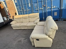 Cream recliner seater for sale  SWANSEA