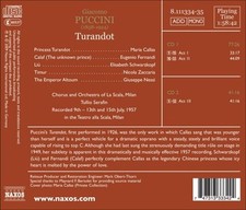 Puccini turandot callas for sale  UK