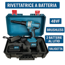 Kit rivettatrice batteria usato  Villaricca