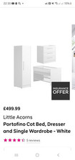 Boori cot wardrobe for sale  WEST DRAYTON