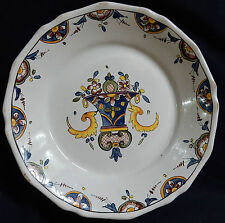 Assiette xxème faïence d'occasion  Challans