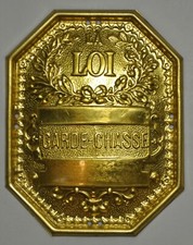 Plaque métier garde d'occasion  Mirebeau-sur-Bèze