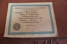 Tolle alte verleihungsurkunde gebraucht kaufen  Westerstede