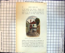 Antique print outhouse for sale  UK