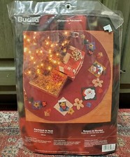 Kit de retalhos de Natal saia árvore de feltro Bucilla 84963 Maria Stanziani 42" LEIA comprar usado  Enviando para Brazil