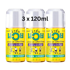 Óleo de massagem 3X 120ml Namman Muay Thai linha de boxe atleta esportivo comprar usado  Enviando para Brazil