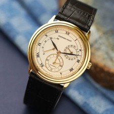 Usado, Audemars Piguet Dual Time Ref. Calendário automático década de 1980 25685 ouro amarelo 18k comprar usado  Enviando para Brazil