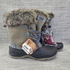 Bota de neve feminina impermeável Khombu EUA 10M feminina cinza escuro comprar usado  Enviando para Brazil