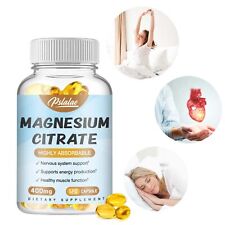 Citrato de magnesio 400 mg - Super fuerte eficaz, salud nerviosa, ósea y comprar usado  Enviando para Brazil