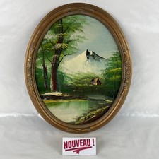 Tableau ovale peinture d'occasion  Haguenau
