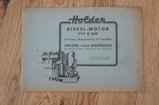 Holder dieselmotor gebraucsanl gebraucht kaufen  Deutschland