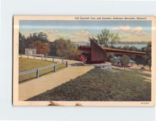 Cartão postal antigo espanhol arma e relógio de sol Jefferson Barracks Missouri EUA comprar usado  Enviando para Brazil
