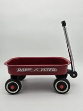 Radio Flyer Metal 12,5" x 8" Vagão de Brinquedo Vermelho Pequeno Rodas e Cabo de Trabalho comprar usado  Enviando para Brazil