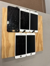 Apple iPhone 6s Plus Tela LCD Original Bom LCD Touch Vidro Rachado LOTE X 5, usado comprar usado  Enviando para Brazil