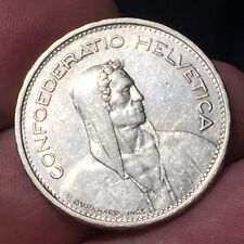 5 franchi svizzeri argento 1933 usato  San Bonifacio