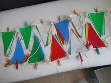 Wimpelketten girlande kunststo gebraucht kaufen  Hannover