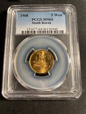 1968 Coreia 5 Won PCGS MS64 (Muitos Disponíveis) Escolha UNC! (Somente 1 moeda) comprar usado  Enviando para Brazil