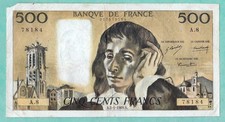 Billet 500 francs d'occasion  Limogne-en-Quercy