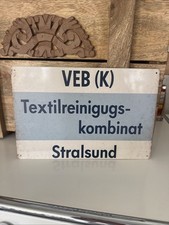 Blechschild ddr veb gebraucht kaufen  Duisburg
