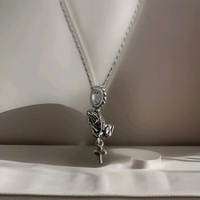 Praying hands necklace. for sale  BRIDGWATER