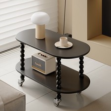 Mesa lateral móvel com rodas - Mesa de cabeceira rolante, mesa de apoio de sofá, carro de cabeceira comprar usado  Enviando para Brazil