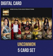 DIGITAL Topps WWE Slam WWE Evolution 2025 Prognozy Zestaw 5 kart na sprzedaż  Wysyłka do Poland