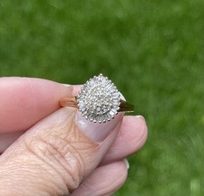 10k cluster ring d'occasion  Expédié en Belgium