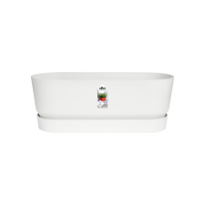 Plantador externo Elho Greenville Trough 50cm branco - sem base comprar usado  Enviando para Brazil
