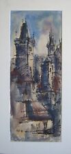 Aquarell ansicht prag gebraucht kaufen  Fehrbellin