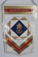 Proporczyk Pennant Nova Huta Klementa Gottwalda NHKG Rucim za Jakost Czechy CZ na sprzedaż  Wysyłka do Poland