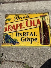 Grape ola sign for sale  Westfield