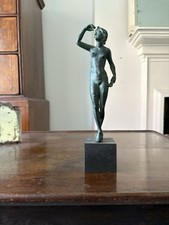 Bronzed patinated metal for sale  LEWES